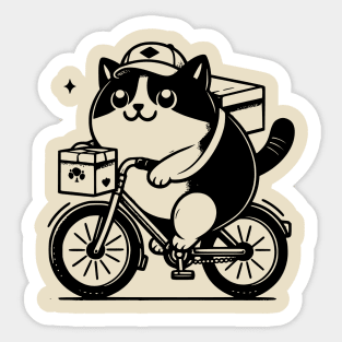 Sweet Cat Courier Sticker